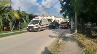 Personal de urgencias médicas de la Cruz Roja llegó al lugar, pero no pudo hacer nada para salvarlo