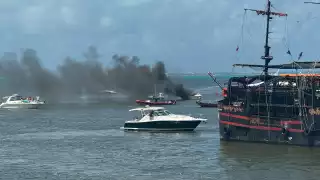 Una importante movilización se registró la tarde de este lunes a la altura del puente Calinda