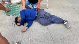 Cayó desde 7 metros de altura