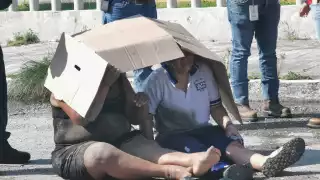 Madre e hija accidentadas en Playa Norte