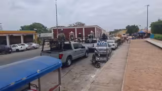 Autoridades de Hecelchakán respaldaron los operativos de seguridad realizados por Ejército, Marina y Guardia Nacional.