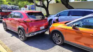 Accidente en la avenida Concordia genera congestionamiento en la colonia Petrolera