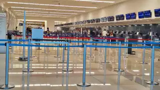 El vuelo llegó con retraso, también se regresó a la CDMX del mismo modo