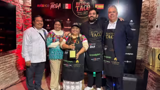 Cocinera tradicional de Xpichil gana el Primer Reto del Taco en la FITUR 2026