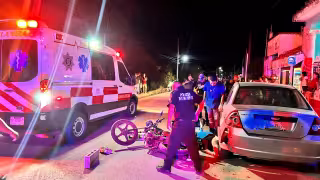 El motociclista perdió la vida de forma instantánea