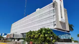 Palacio de Gobierno Blindado Ante Marcha del 8M en Campeche