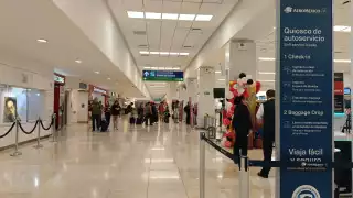 Hay poca afluencia de pasajeros en el aeropuerto de Mérida