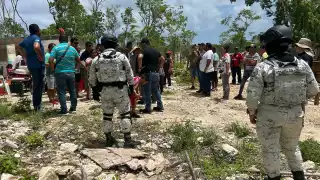 La Guardia Nacional participó en el operativo de desalojo