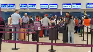 Los vuelos estuvieron ligeramente demorados en el aeropuerto de Mérida