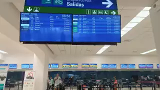 Los pasajeros fueron abordados al vuelo procedente de Cancún