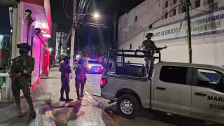 Elementos de la Marina participaron en el operativo.