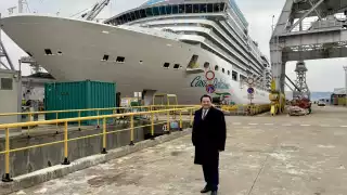 Joaquín Díaz Mena se encuentra en un viaje en busca de inversiones en Italia