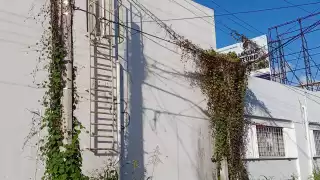 Cables colgantes preocupan a los ciudadanos de Chetumal.