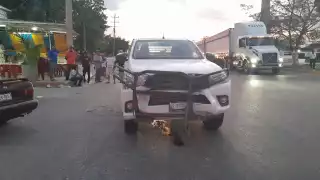 El choque dejó cuantiosos daños materiales