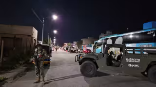 Elementos del Ejército Mexicano participaron en el operativo.