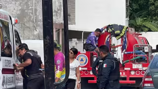 Una presunta explosión movilizó a cuerpos de emergencia en Ciudad del Carmen.
