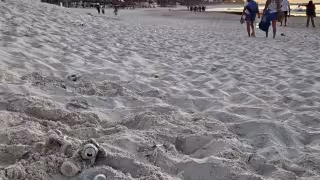 Deportistas que acuden diariamente a nadar antes de las seis de la mañana reportaron que aún hay gente que toma alcohol y tiran sus desperdicios en la arena