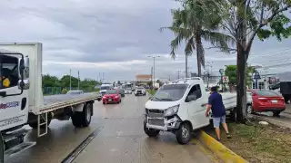 Nueve accidentes viales, principalmente en  Luis Donaldo Colosio, acontecen en Cancún 