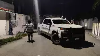 La Guardia Nacional brindó apoyo perimetral y vigilancia durante el operativo.