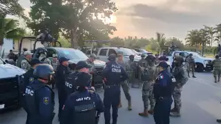Elementos de diferentes corporaciones trabajan en conjunto para vigilar la entidad.