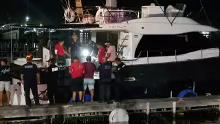 Corto circuito provoca conato de incendio a un yate de lujo en Progreso