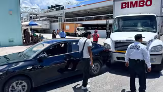 El accidente ocurrió a la altura del barrio de Santa Ana.