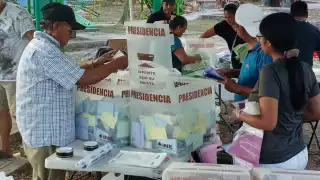 Cierran jornada electoral en Benito Juárez sin incidentes