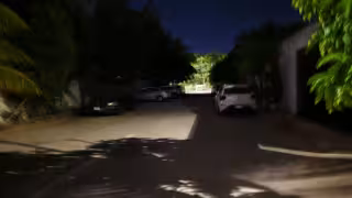 Algunas calles del sector quedaron en la penumbra.