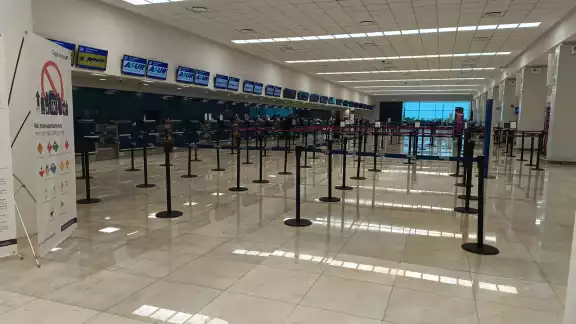 Hay una menor afluencia de pasajeros este martes en el aeropuerto de Mérida Hay una menor afluencia de pasajeros este martes en el aeropuerto de Mérida