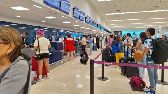 Hay buena afluencia de pasajeros en el aeropuerto de Mérida Hay buena afluencia de pasajeros en el aeropuerto de Mérida