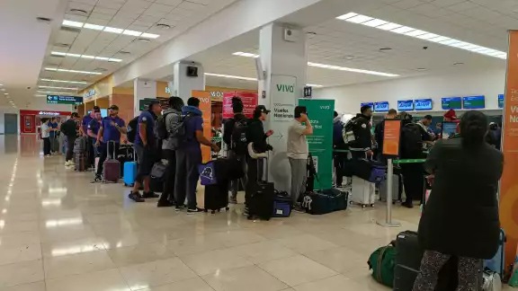 Hay buena afluencia de pasajeros en el aeropuerto de Mérida Hay buena afluencia de pasajeros en el aeropuerto de Mérida