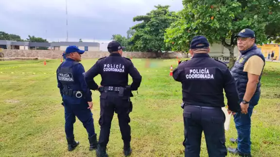 Autoridades acordonaron el área para las diligencias Autoridades acordonaron el área para las diligencias