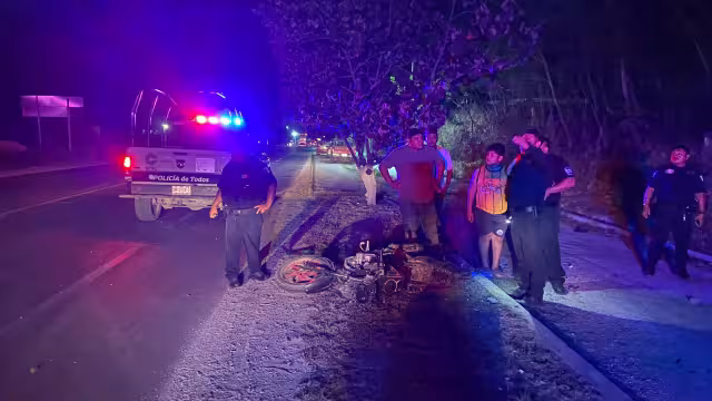 Autoridades se dieron al lugar para proveer apoyo al afectado.