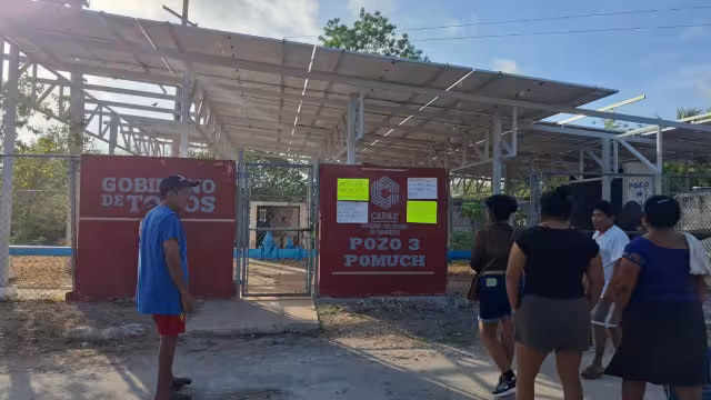 Vecinos del barrio San Pedro 1 exigen la renuncia del encargado de la bomba número 3 por ineficiente distribución del agua.