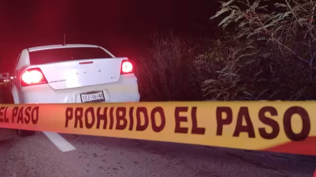 Los hombres armados huyeron del lugar