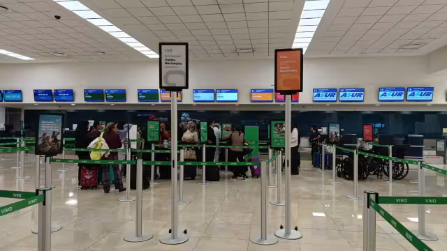 El aeropuerto de Mérida mantiene operaciones con normalidad