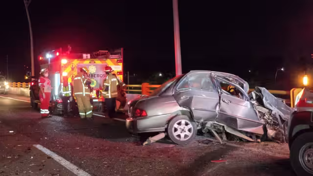 Accidente en el puente de la glorieta deja una persona sin vida