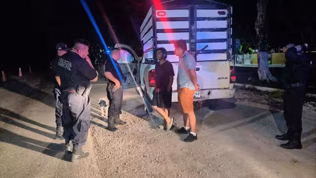 Los responsables fueron detenidos por la Policía Municipal de Tizimín