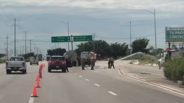 La fuga de gas en la Mérida-Progreso fue atendida