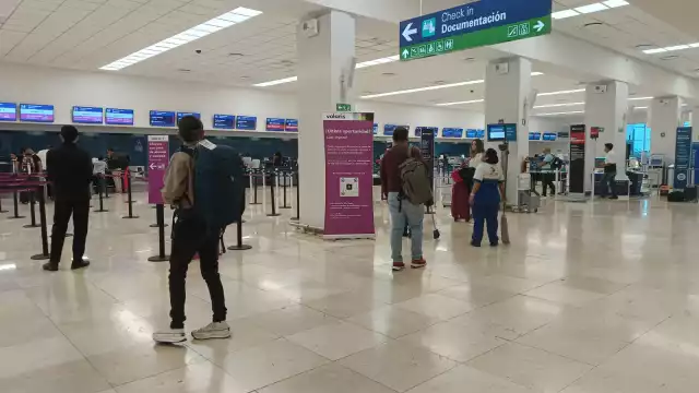 La afluencia de pasajeros en el aeropuerto de Mérida se mantiene al mínimo