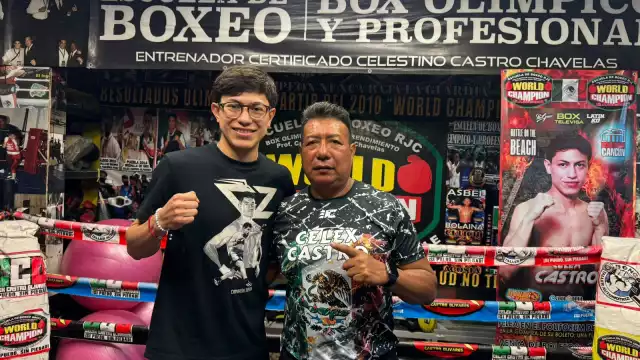 El boxeador, Celex Castro, espera cerrar el año con una última batalla.