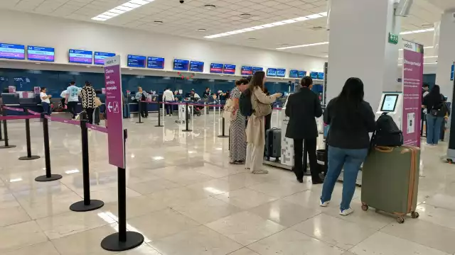 La afluencia de pasajeros se mantiene con normalidad en el aeropuerto de Mérida