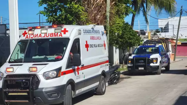 Hombre lesionado en la Belisario Domínguez.