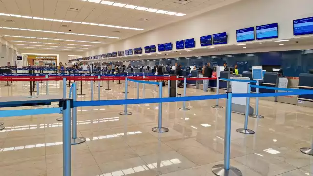 Solamente un vuelo fue el más afectado por más de una hora