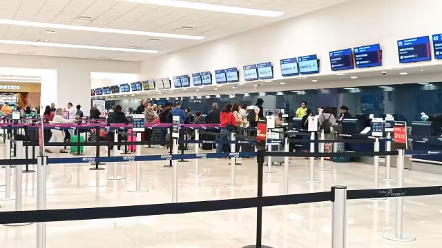 El aeropuerto de Mérida arrancó el fin de semana con vuelos adelantados