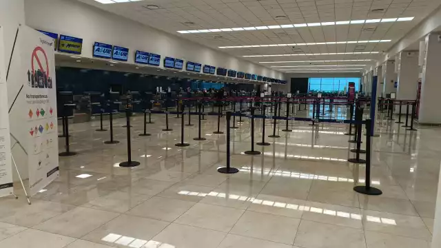 Hay una menor afluencia de pasajeros este martes en el aeropuerto de Mérida