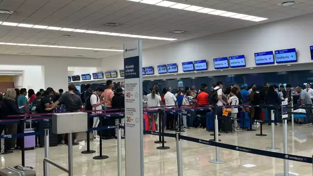 Aerus fue la única aerolínea con vuelos afectados