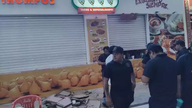 Un empleado resultó con quemaduras, por lo que fue atendido por paramédicos