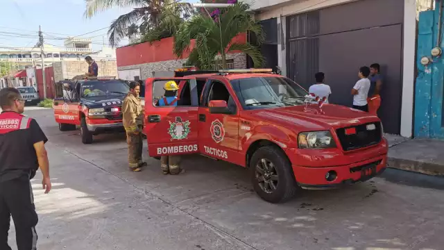 El incendio no era estructural sino de dos medidores eléctricos