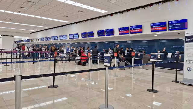 Afluencia disminuye a comparación de días anteriores